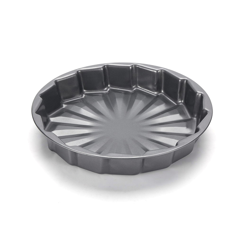 CH-4031 Kohlenstoffstahl Round Kuchenbackpfanne