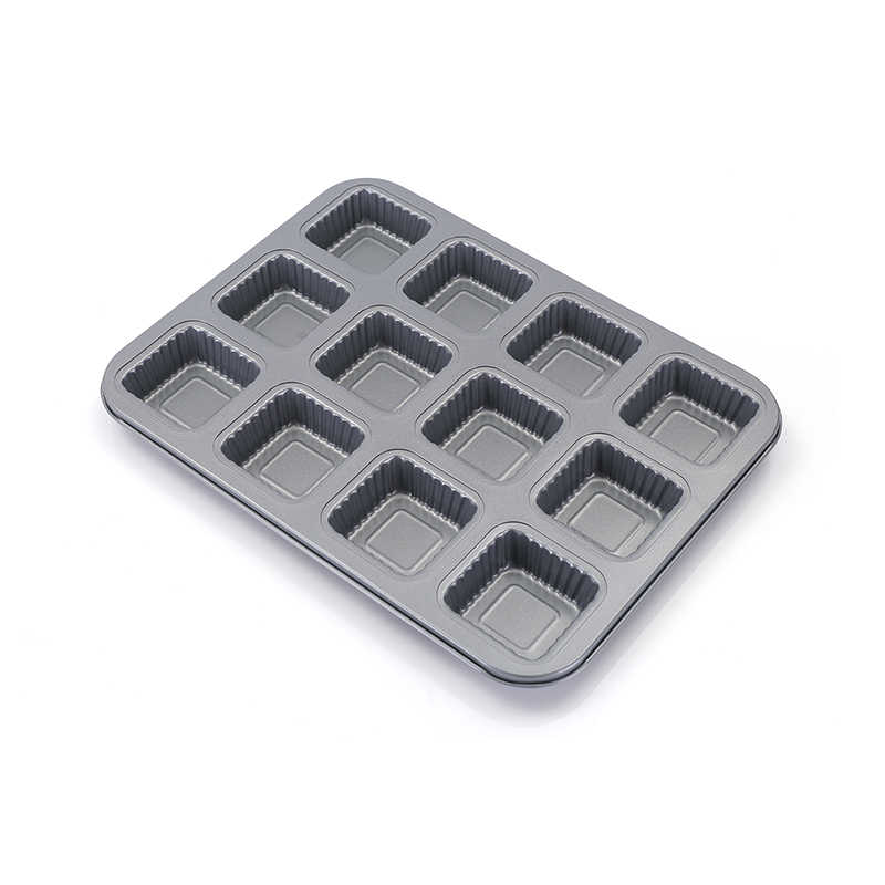 12 Tasse Square Ripple Muffin Pfanne