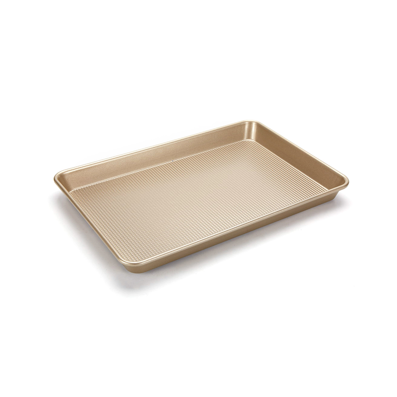 Goldenes, nicht strukturiertes Strukturblatt mit Non -Stick