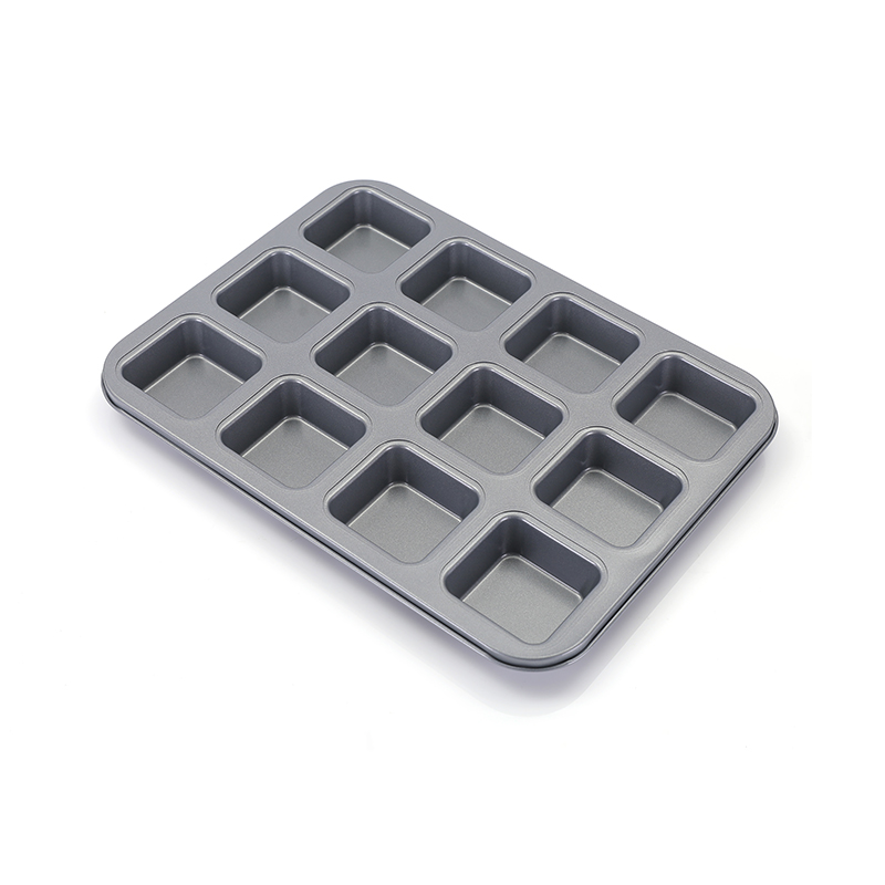 12 Tasse Nonstick Square Muffin Pan