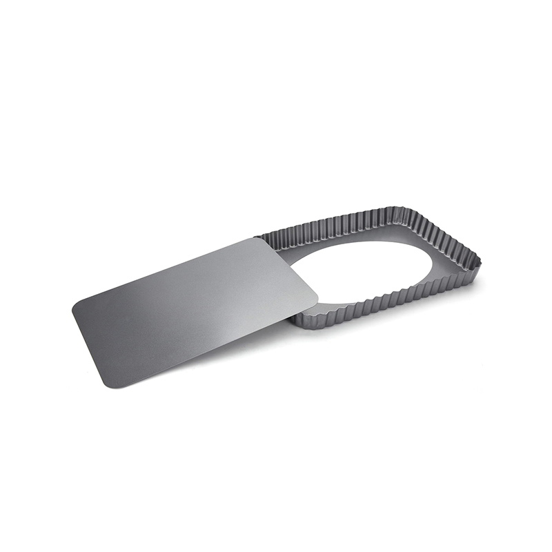 CH-T3121 Rechteckige Tortenpfanne mit loser Basis