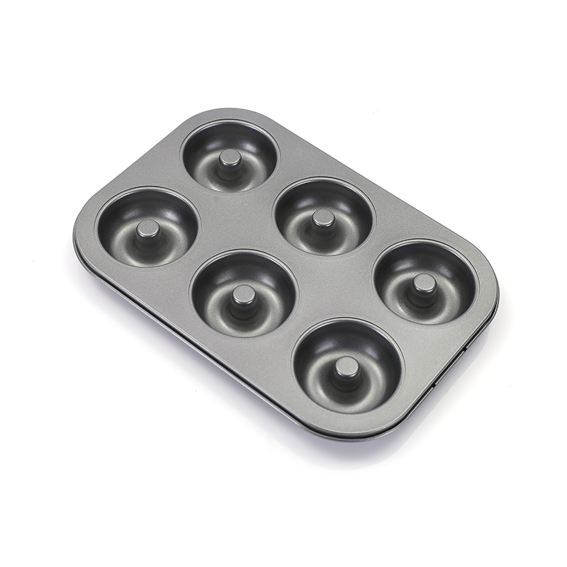6-zählende Non-Stick-Mini-Donut-Backform