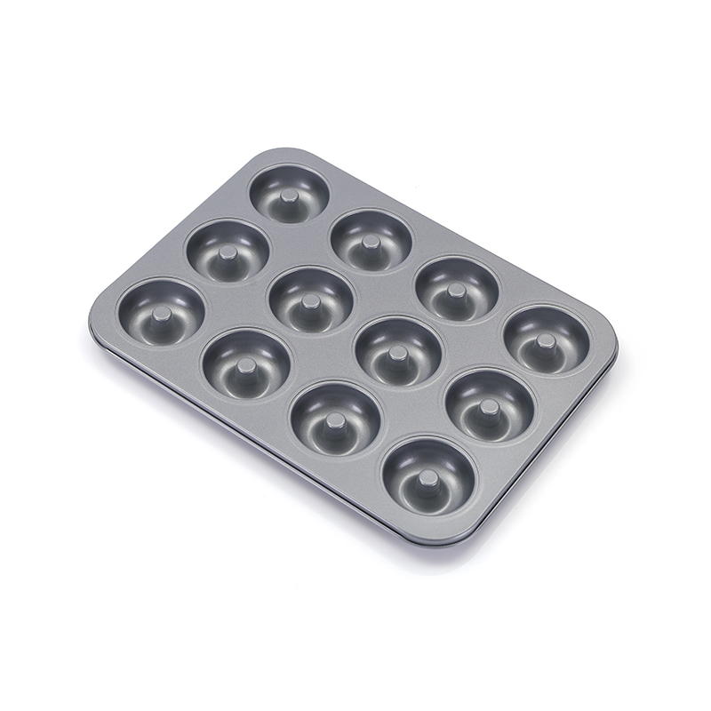 12 Hohlraum -Donut -Backpfanne