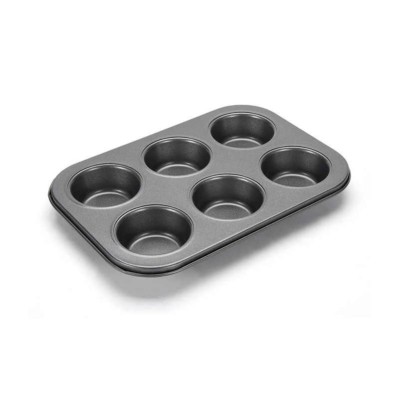 6 Tasse Non -Stick -Cupcakes und Muffins Pfanne