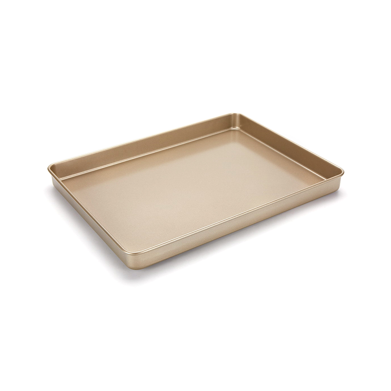 Gold -Backblech mit Non -Slit -Keksblech
