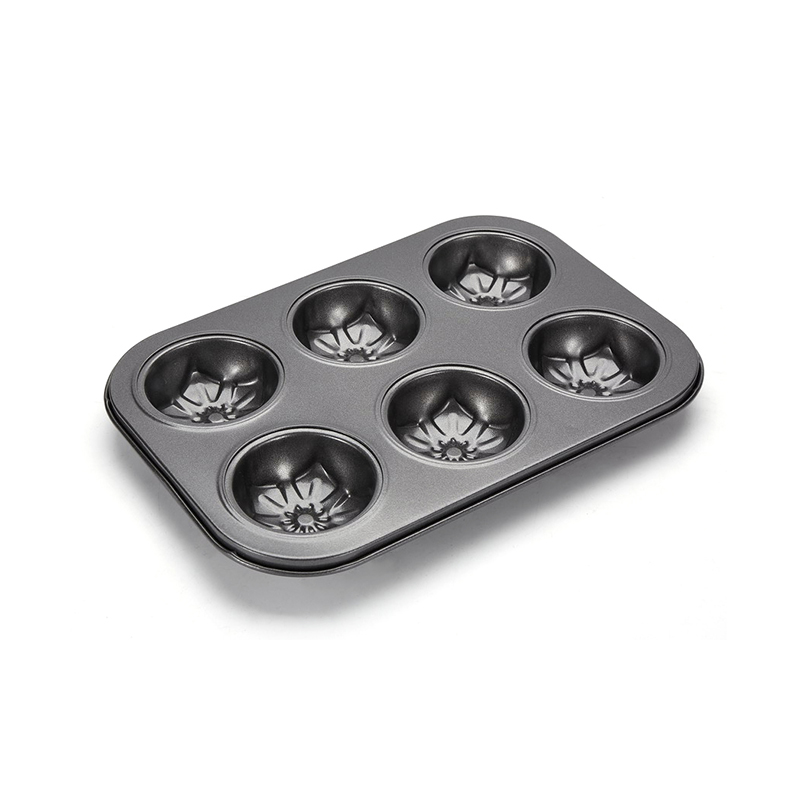 CH-B004-3 6 Tasse Muffin Pan Madeleine Form