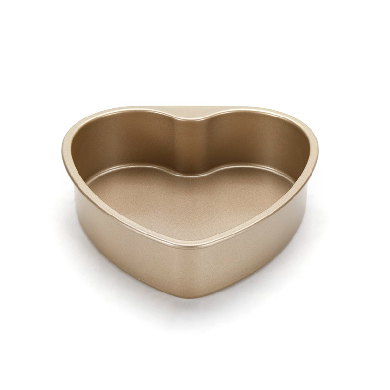 Non -Stick Golden Heart Cake Pan Pan